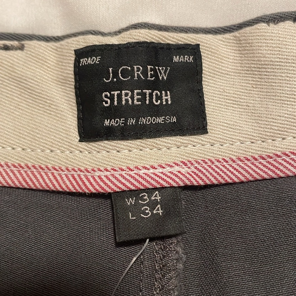 J. Crew 770 Straight Stretch Gray Chinos - Picture 6 of 10